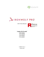 Предварительный просмотр 1 страницы Seagate IronWolf Pro ST2000NE001 Product Manual