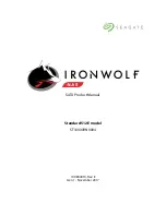 Seagate IRONWOLF ST10000VN0004 Product Manual предпросмотр