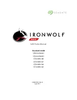 Preview for 1 page of Seagate IRONWOLF ST1000VN002 Product Manual