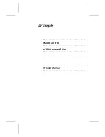 Preview for 1 page of Seagate MARATHON 810 Product Manual