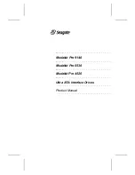 Seagate Medalist Pro 4520 Product Manual preview