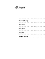 Предварительный просмотр 1 страницы Seagate Medalist ST31082A Product Manual