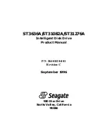 Предварительный просмотр 3 страницы Seagate Medalist ST31082A Product Manual