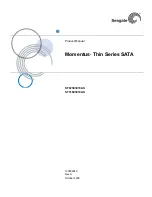 Preview for 1 page of Seagate MOMENTUS ST91603010AS Product Manual