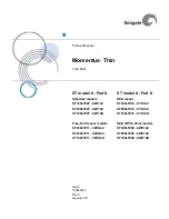 Seagate MOMENTUS THIN 7200-RPM Product Manual preview