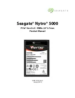 Preview for 1 page of Seagate Nytro 5000 Product Manual