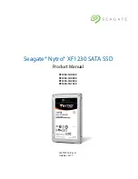 Preview for 1 page of Seagate Nytro XF1230-1A0240 Product Manual