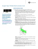 Seagate Nytro Quick Installation Manual preview