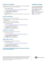 Preview for 2 page of Seagate Nytro Quick Installation Manual