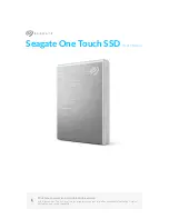 Preview for 1 page of Seagate One Touch User Manual