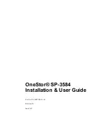 Предварительный просмотр 1 страницы Seagate OneStor SP-3584 Installation & User Manual