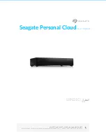 Seagate Personal Cloud SRN21C User Manual preview