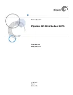 Seagate Pipeline HD Mini Series Product Manual preview