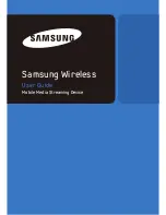 Preview for 1 page of Seagate Samsung Wireles User Manual