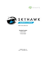 Preview for 1 page of Seagate SkyHawk ST3000VX009 Product Manual