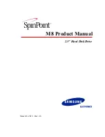 Seagate Spinpoint M8 Product Manual preview