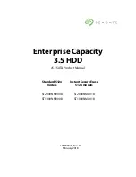 Seagate ST1000NM0008 Product Manual preview