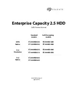 Preview for 1 page of Seagate ST1000NX0303 Product Manual