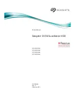 Seagate ST1000VX002 Product Manual предпросмотр