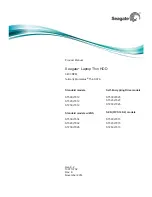 Seagate ST250LT028 Product Manual предпросмотр