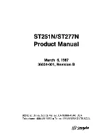 Preview for 2 page of Seagate ST251N Product Manual