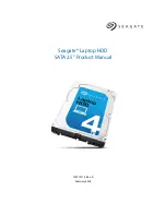 Preview for 1 page of Seagate ST3000LM012 Product Manual