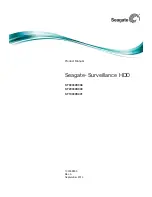 Seagate ST3000VX006 Product Manual preview