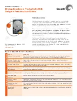 Preview for 5 page of Seagate ST31000340AS - 1TB SATA/300 7200RPM 32MB Hard Drive Features & Benefits Manual