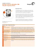 Preview for 6 page of Seagate ST31000340AS - 1TB SATA/300 7200RPM 32MB Hard Drive Features & Benefits Manual