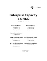 Seagate ST4000NM0055 Product Manual preview