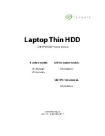 Preview for 1 page of Seagate ST500LM021-RF Product Manual