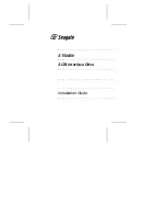 Seagate ST5660N Installation Manual preview