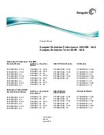 Preview for 1 page of Seagate ST600MP0074 - 4K Product Manual