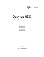 Preview for 1 page of Seagate ST8000DM002 Product Manual