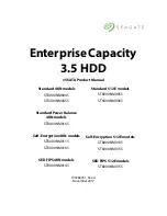 Preview for 1 page of Seagate ST8000NM0045 Product Manual