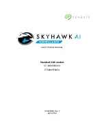 Preview for 1 page of Seagate ST8000VE0004 Product Manual