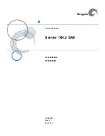 Preview for 1 page of Seagate ST900MM0036 Product Manual