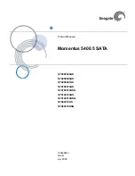 Preview for 1 page of Seagate ST9120310AS Product Manual