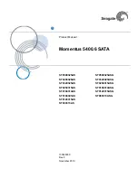 Preview for 1 page of Seagate ST9120315AS - Momentus 5400.6 120 GB Hard Drive Product Manual