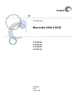 Seagate ST9120817AS - Momentus 5400.4 120 GB Hard Drive Product Manual preview