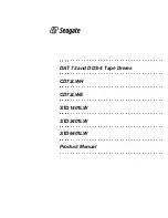 Preview for 1 page of Seagate STD1401LW Product Manual