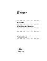 Preview for 1 page of Seagate STT20000A Product Manual