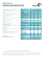 Preview for 2 page of Seagate SV35.5 SERIES SATA ST3250311SV Datasheet