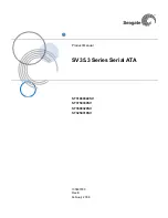 Preview for 1 page of Seagate SV35 - Series 500 GB Hard Drive Product Manual