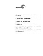 Preview for 1 page of Seagate U7 ST3120020A Product Manual