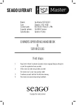 Preview for 1 page of Seago Sea Master ISO 9650-1 Owner'S Operating Manual