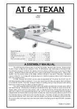 Seagull Models AT 6 TEXAN Assembly Manual preview