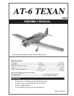 Seagull Models AT 6 TEXAN Assembly Manual preview