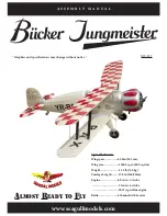 Seagull Models BUNKER BU 133 Instruction Manual preview