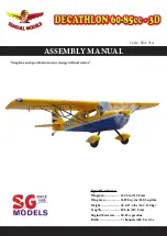 Preview for 1 page of Seagull Models Decathlon 60-85cc-3D Assembly Manual